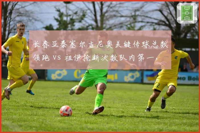 长春亚泰塞尔吉尼奥关键传球总数领跑 vs 祖伊抢断次数队内第一，中场双核功能互补