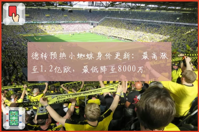 德转预热小蜘蛛身价更新:最高涨至1.2亿欧,最低降至8000万