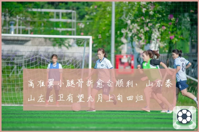 高准翼小腿骨折愈合顺利，山东泰山左后卫有望九月上旬回归